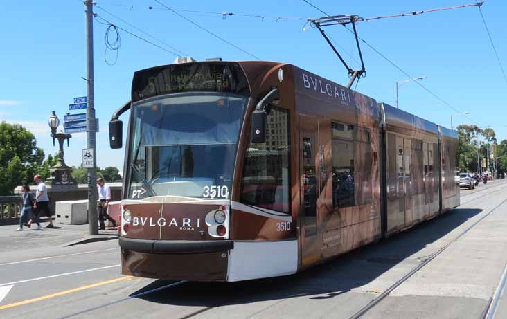 Yarra Trams Combino 3510 Bulgari